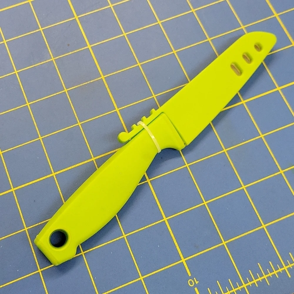 4-inch Stainless Steel Blade with Sleeve Choice of Colors Entire Length 8
